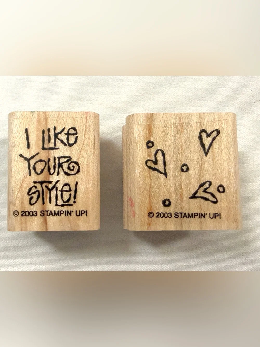 2 Stampin’ Up Stamp Sets ~Fashion/Friends/A Girl Thing + Free Stamp Pad